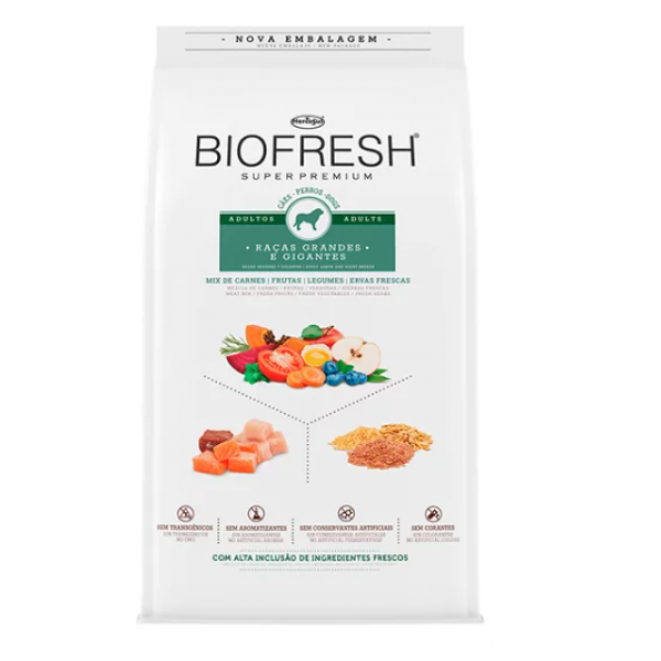 Ração Biofresh Cães Adultos Raças Grandes E Gigantes - 10,1kg