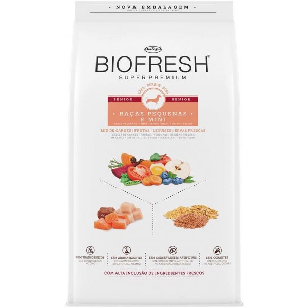Ração Biofresh Sênior Raças Pequenas e Minis 10,1kg