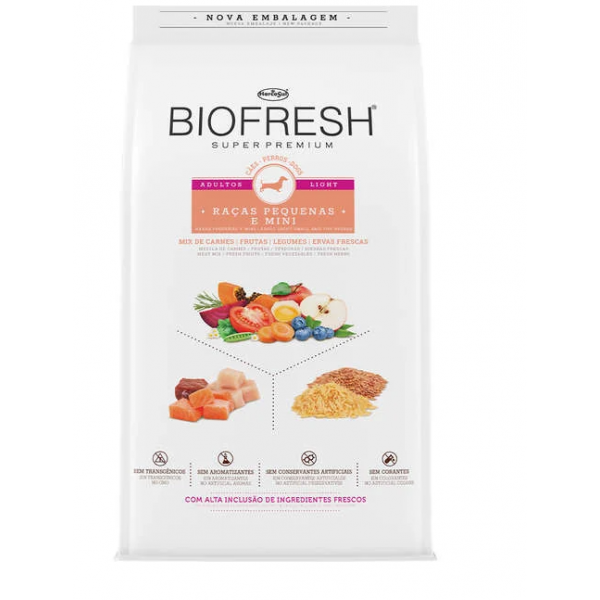 Ração Biofresh Cães Adultos Light Raças Pequenas e Mini 10,1kg