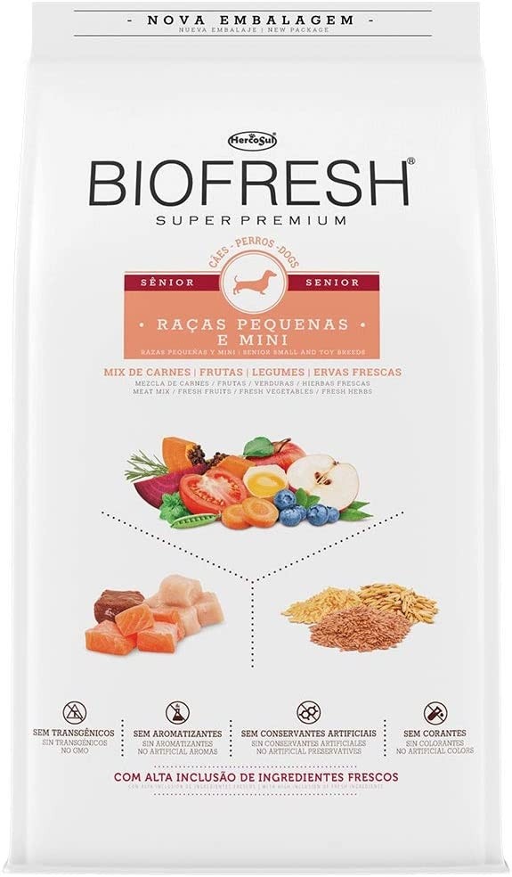Ração Biofresh Sênior Raças Pequenas e Minis 10,1kg