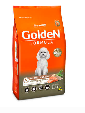 Ração Golden Fórmula Cães Adultos Mini Bits Salmão e Arroz 10,1kg